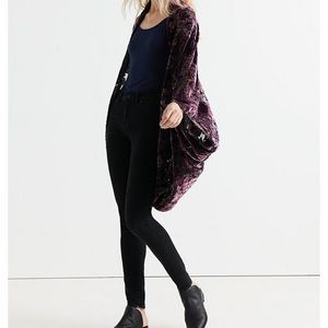 NWT Lucky Brand Floral Burnout Cape Scarf Bolero